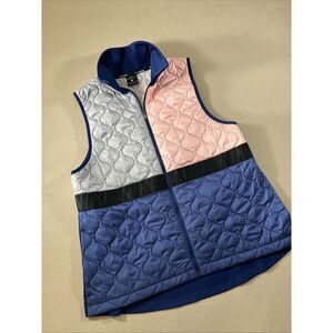 Nike Running Aerolayer Vest Women's L‎ Athletic Blue Pink BV3869-697 Athleisure